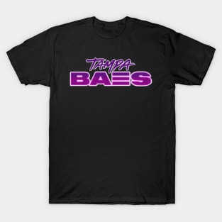 Tampa Baes Logo White Outline T-Shirt